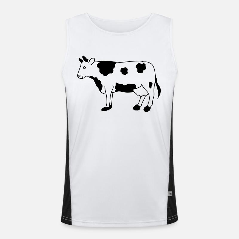 Vache Débardeur respirant contrasté Homme 