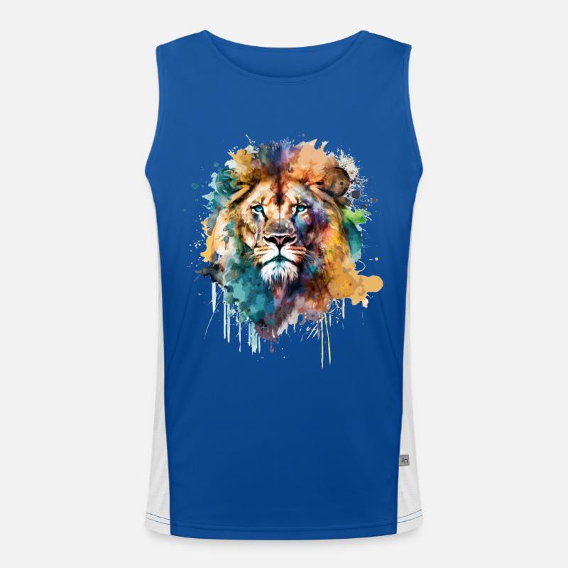 Lion Men's Functional Contrast Tank Top 