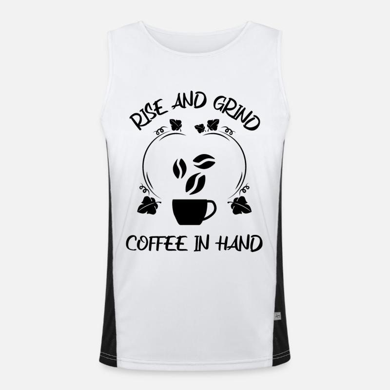 Café Espresso Café Débardeur respirant contrasté Homme 