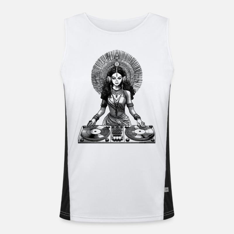 Goa Beats Shirt: Sun, Beach and Men's Functional Contrast Tank Top 