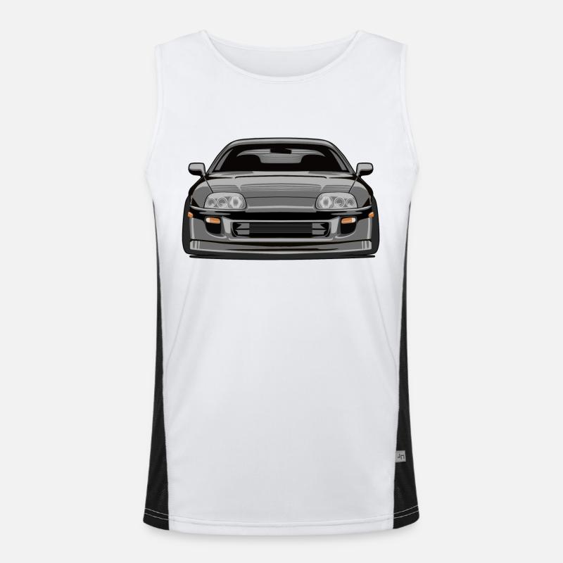legends never die Supra MKIV Funktionelles Kontrast-Tank Top für Männer 