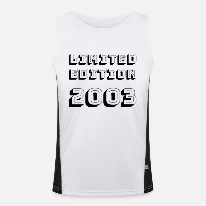 Limited Edition 2003 Funktionelles Kontrast-Tank Top für Männer 