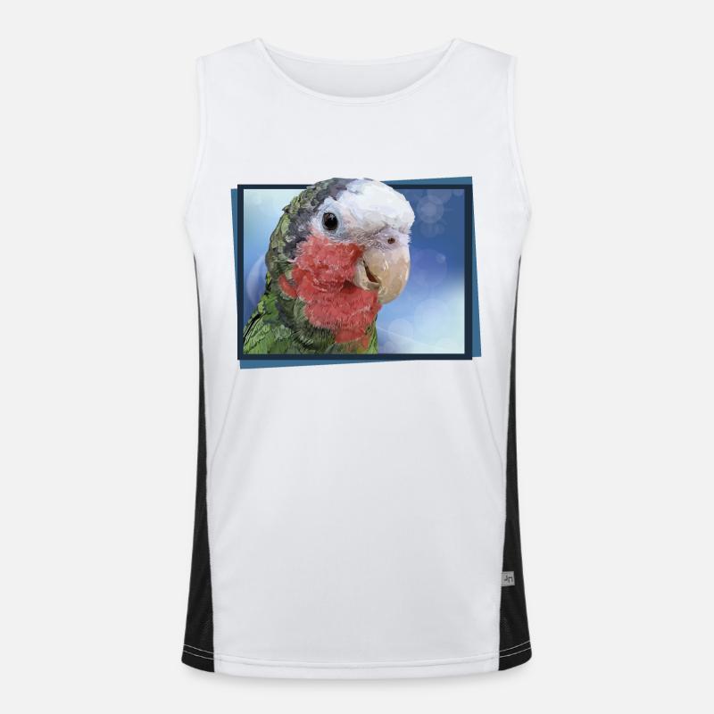 Der kubanische Amazonas Funktionelles Kontrast-Tank Top für Männer 