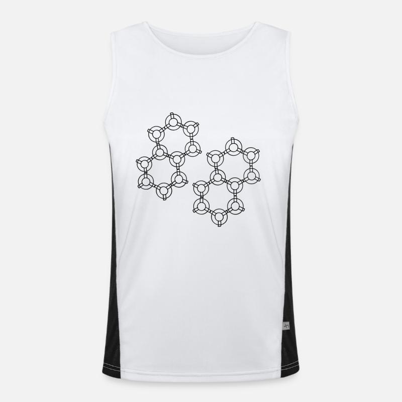 Conception Hexa Débardeur respirant contrasté Homme 