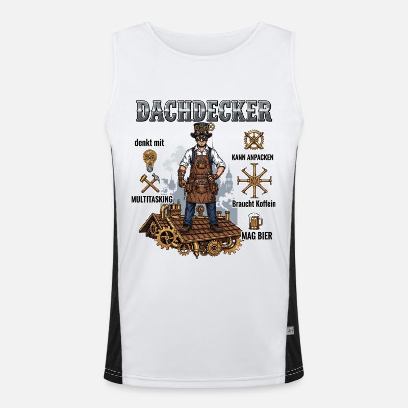 Le couvreur steampunk Débardeur respirant contrasté Homme 