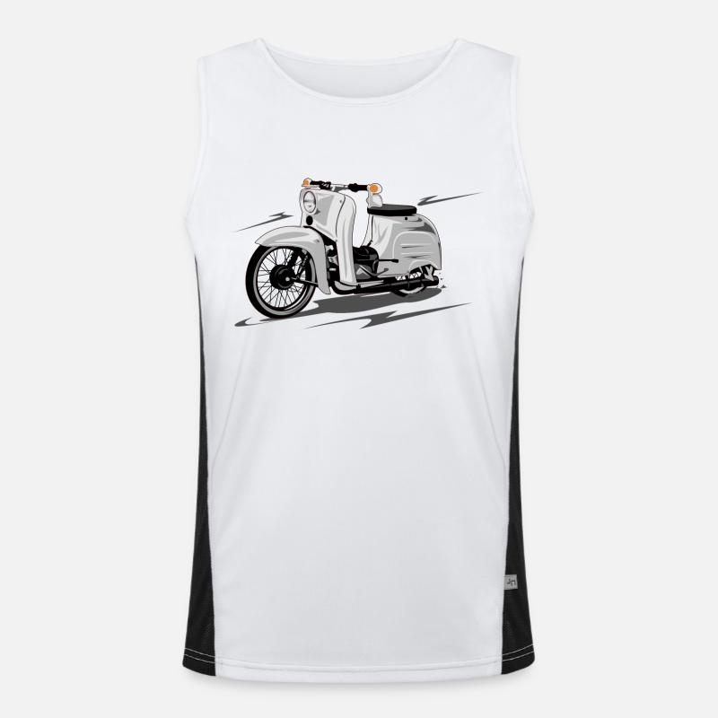 Simson Schwalbe KR51 scooter Men's Functional Contrast Tank Top 