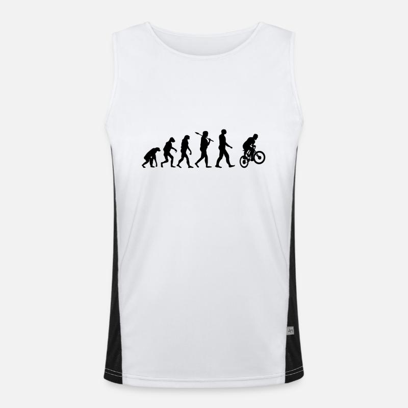 Montagne shirt vélo · · · Evolution Biker Débardeur respirant contrasté Homme 