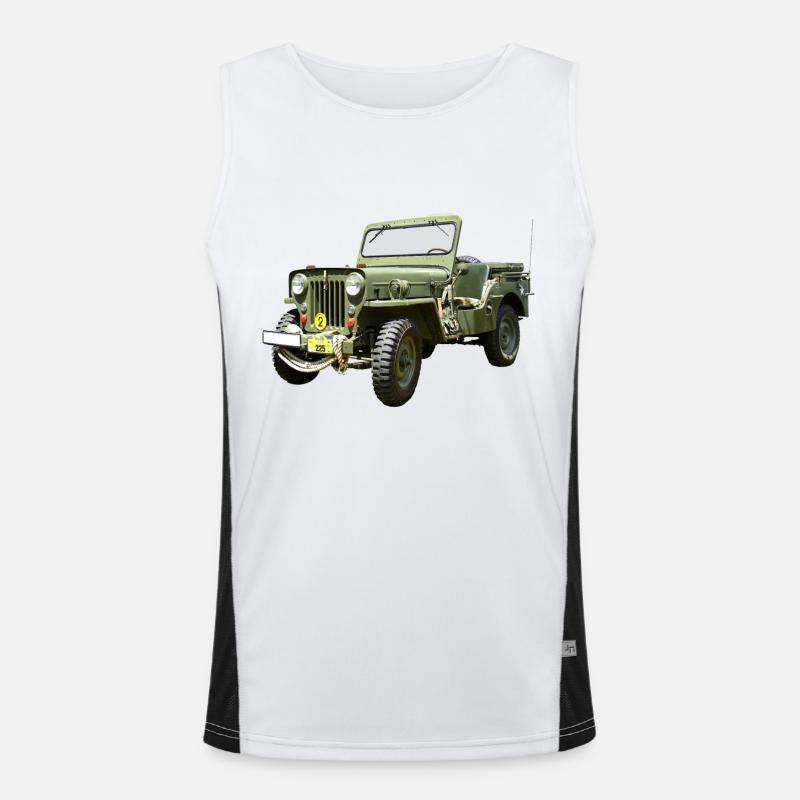 Jeep Willys Odtimer Débardeur respirant contrasté Homme 