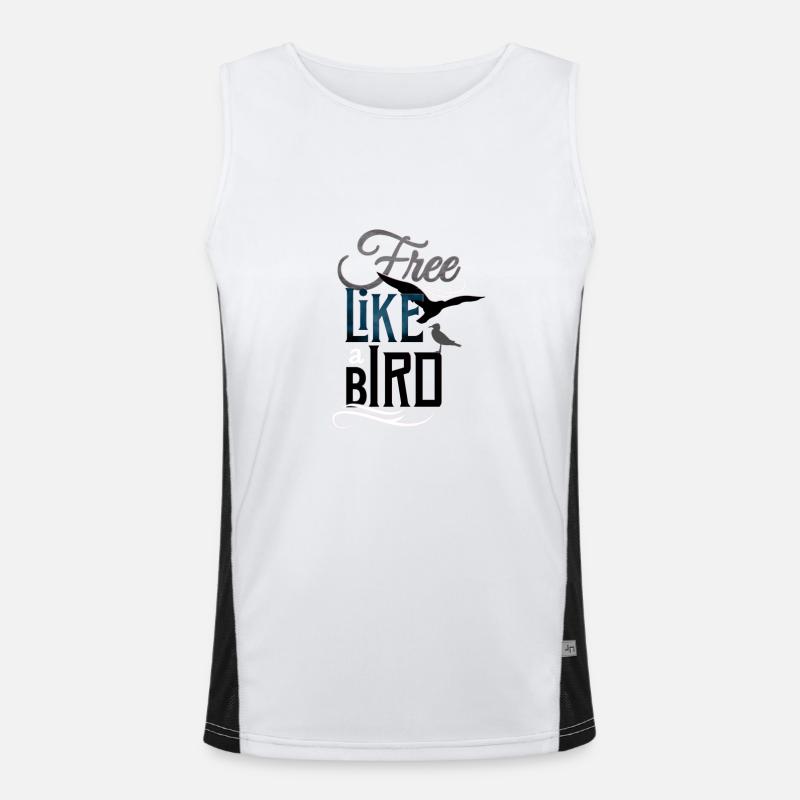 Vogel Funktionelles Kontrast-Tank Top für Männer 