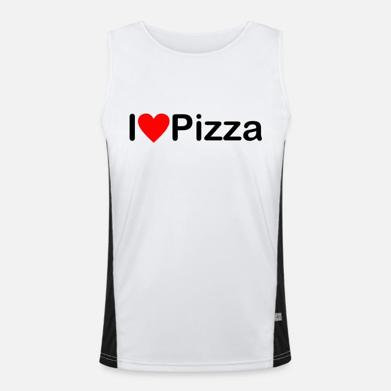 pizza Men's Functional Contrast Tank Top 