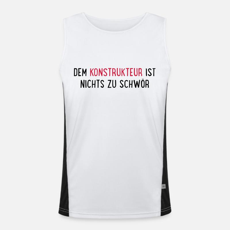 konstrukteur Funktionelles Kontrast-Tank Top für Männer 