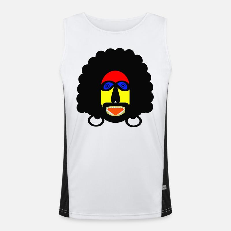 Mr. Curly Men's Functional Contrast Tank Top 