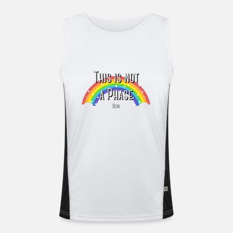 This is not a Phase 🌈 Funktionelles Kontrast-Tank Top für Männer 