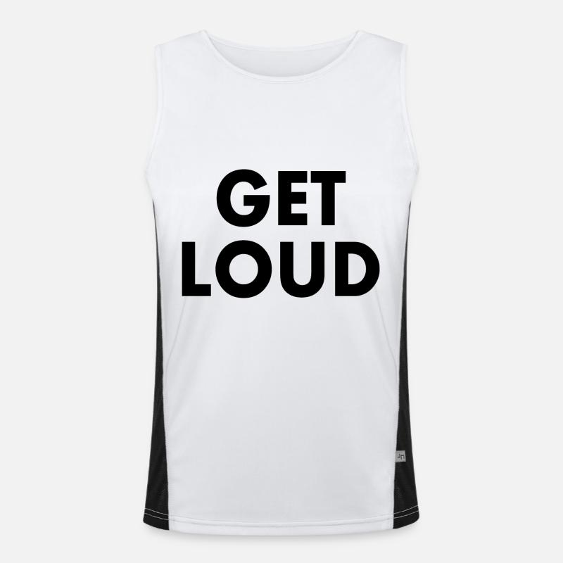 Get loud Men's Functional Contrast Tank Top 