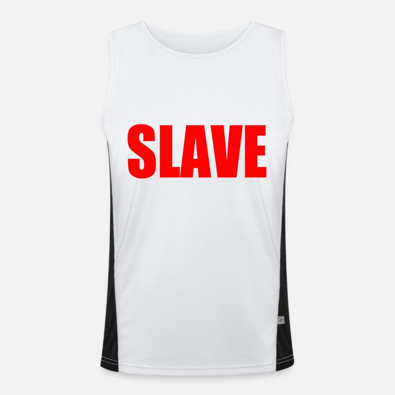 Slave Funktionelles Kontrast-Tank Top für Männer 