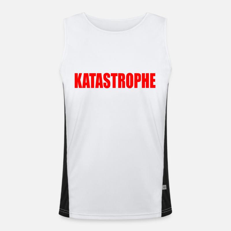 Katastrophe Funktionelles Kontrast-Tank Top für Männer 