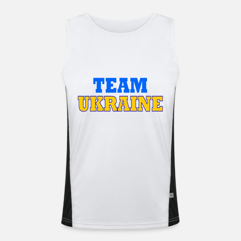 Team ukraine Men's Functional Contrast Tank Top 