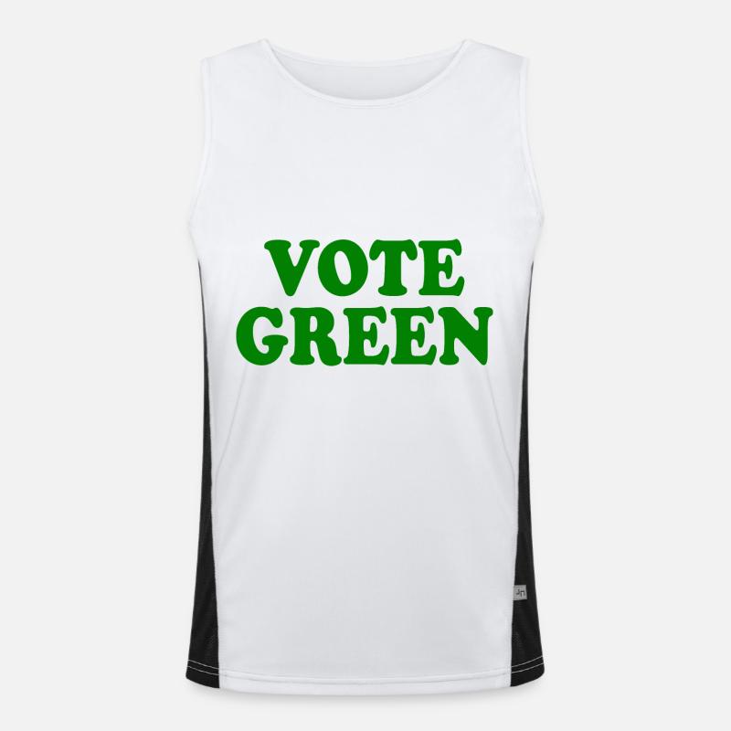 Vote green Débardeur respirant contrasté Homme 