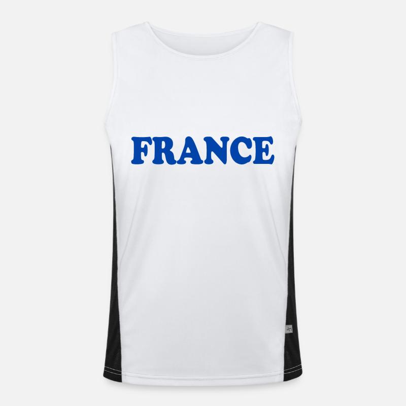 France Funktionelles Kontrast-Tank Top für Männer 