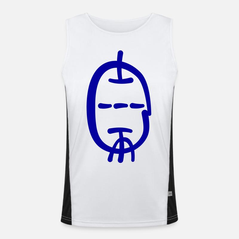 Triode dans le style de la calligraphie Débardeur respirant contrasté Homme 