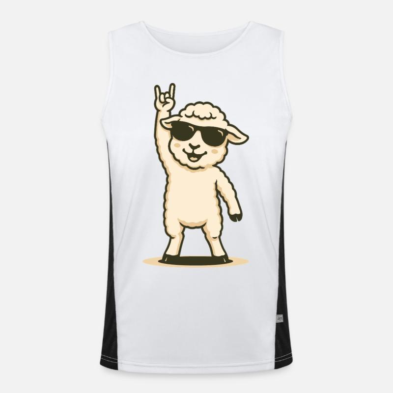 Rock'n'Wool Men's Functional Contrast Tank Top 