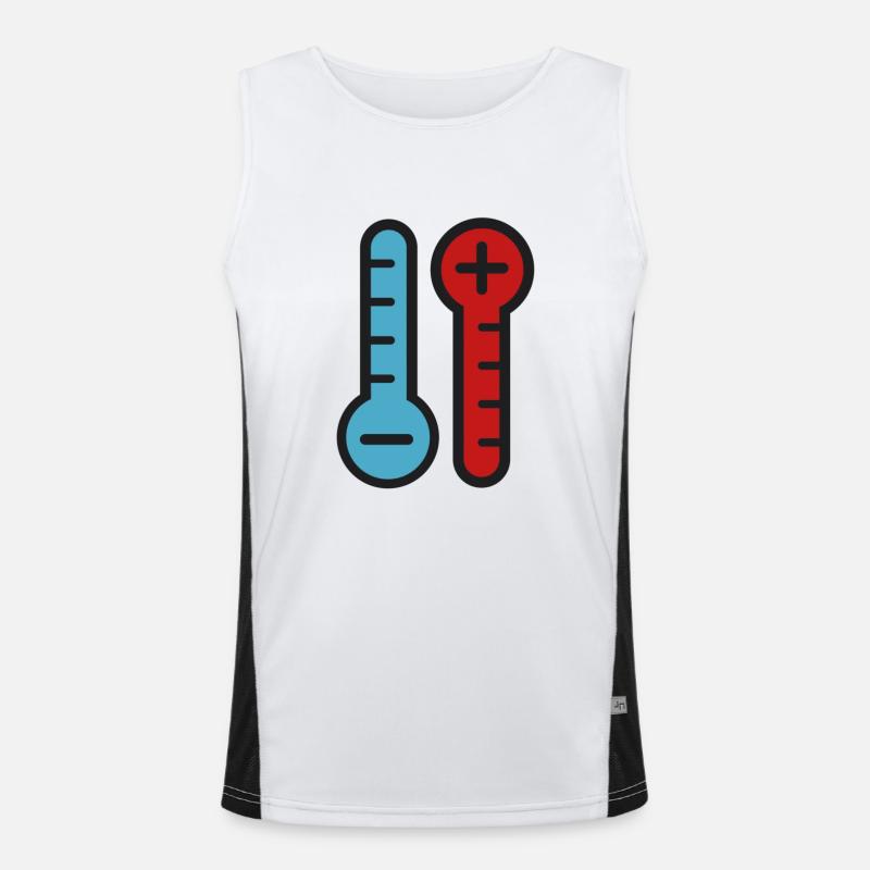Hot Cold Temperature Men's Functional Contrast Tank Top 