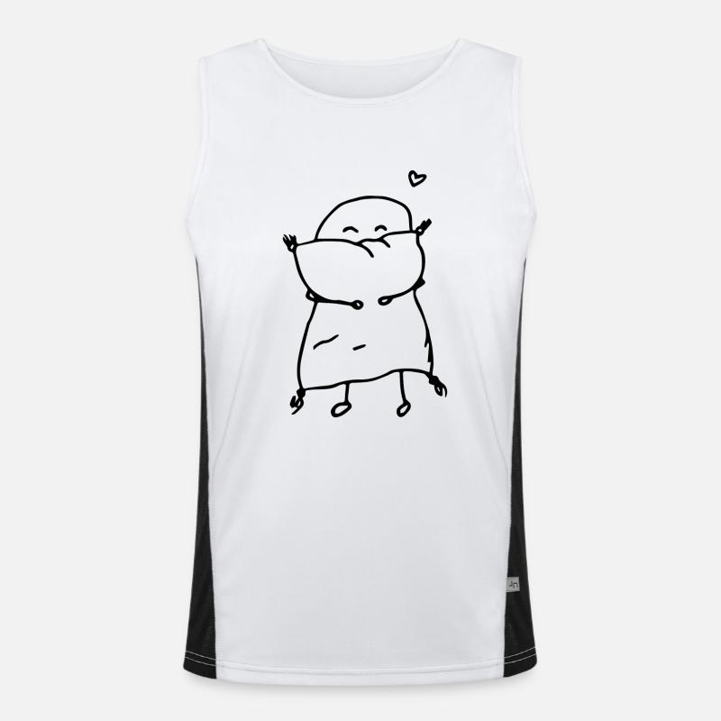 moi et mon oreiller Débardeur respirant contrasté Homme 