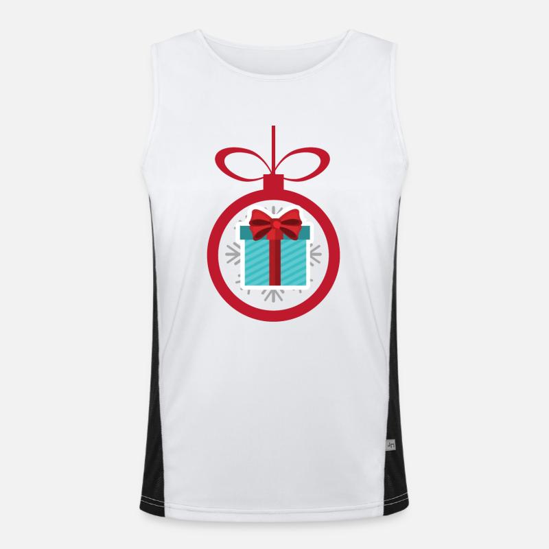 Weihnachtsgeschenk Funktionelles Kontrast-Tank Top für Männer 