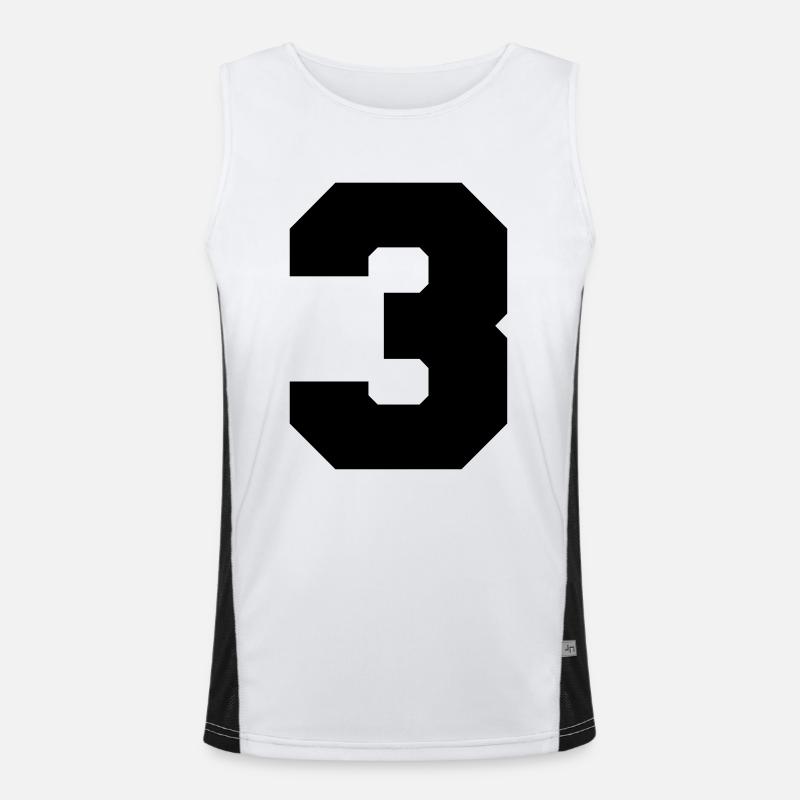 3 Men's Functional Contrast Tank Top 