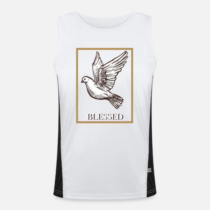 blessed Men's Functional Contrast Tank Top 