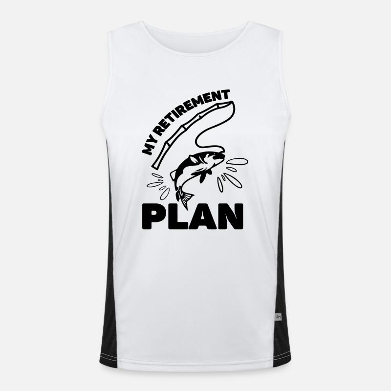 Mon plan de retraite Débardeur respirant contrasté Homme 