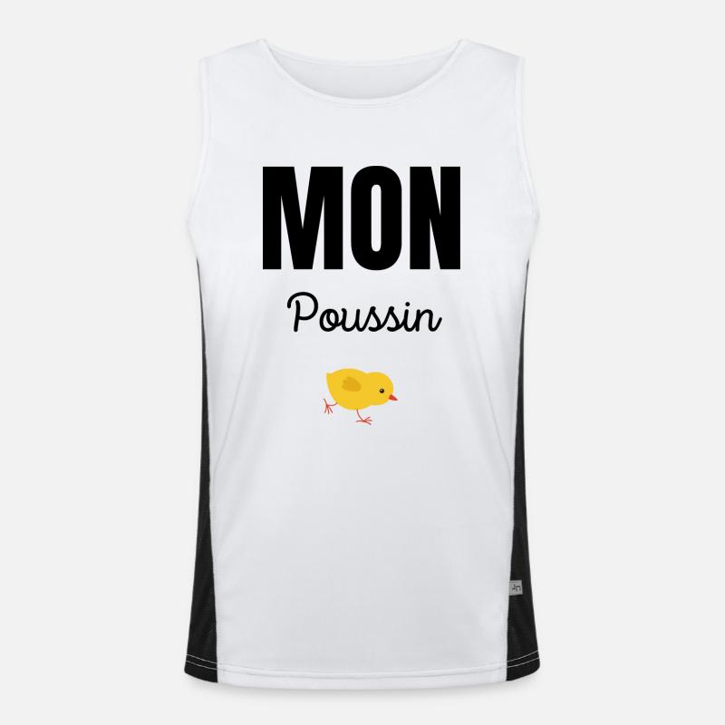 mon poussin Débardeur respirant contrasté Homme 