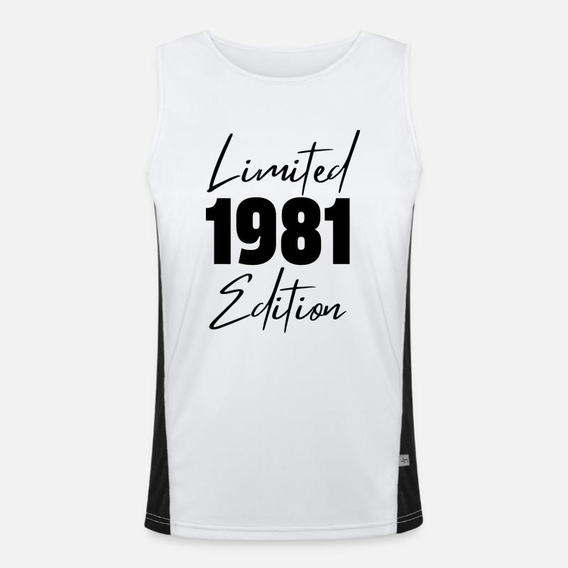 1981 Édition limitée Débardeur respirant contrasté Homme 