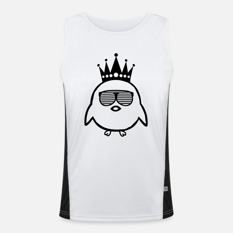 king kücken Funktionelles Kontrast-Tank Top für Männer 