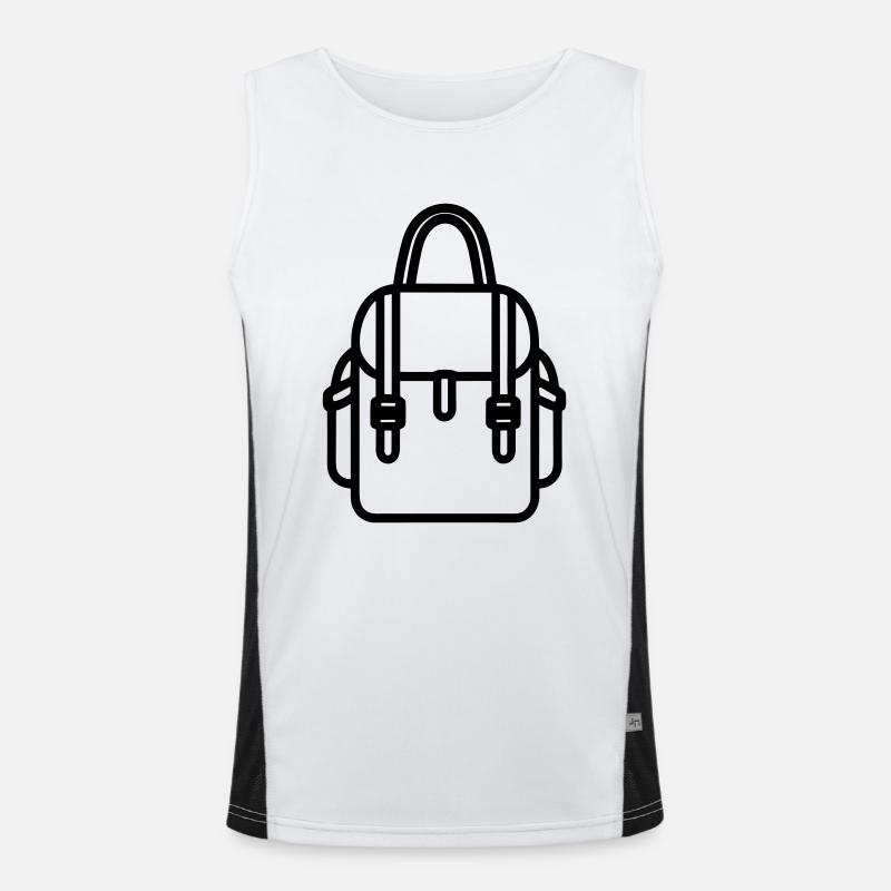 Rucksack Funktionelles Kontrast-Tank Top für Männer 