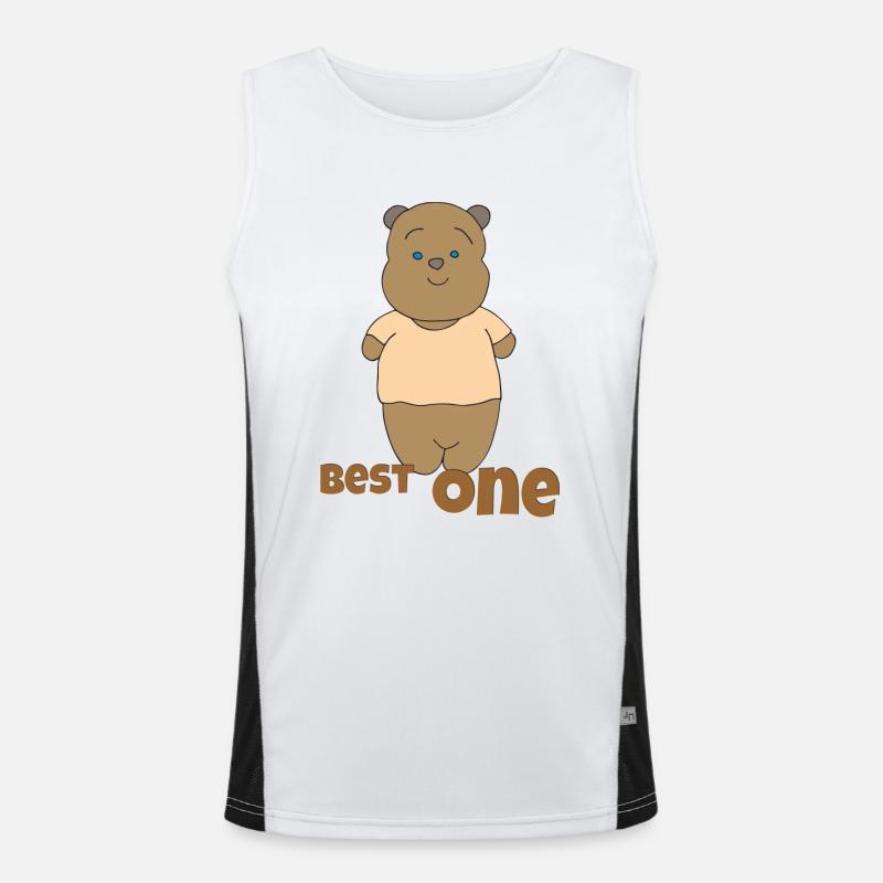 bär best one Funktionelles Kontrast-Tank Top für Männer 
