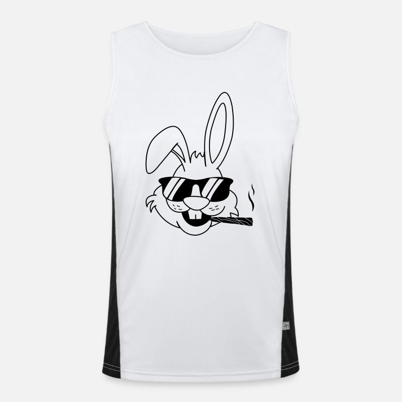 hase joint Funktionelles Kontrast-Tank Top für Männer 