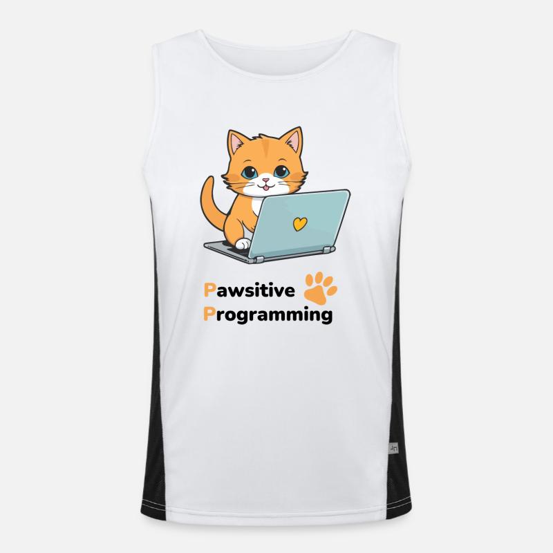 Programmation Pawsitive Débardeur respirant contrasté Homme 