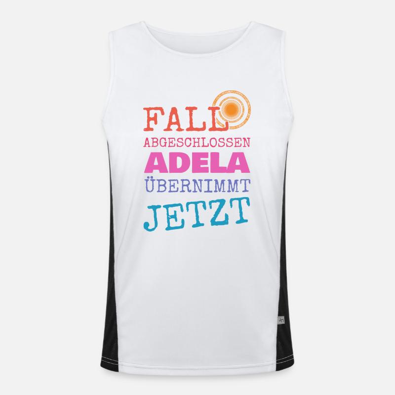 First name Adela Men's Functional Contrast Tank Top 