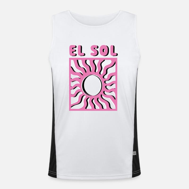 El Sol - The Spanish Sun - Gift Idea Men's Functional Contrast Tank Top 