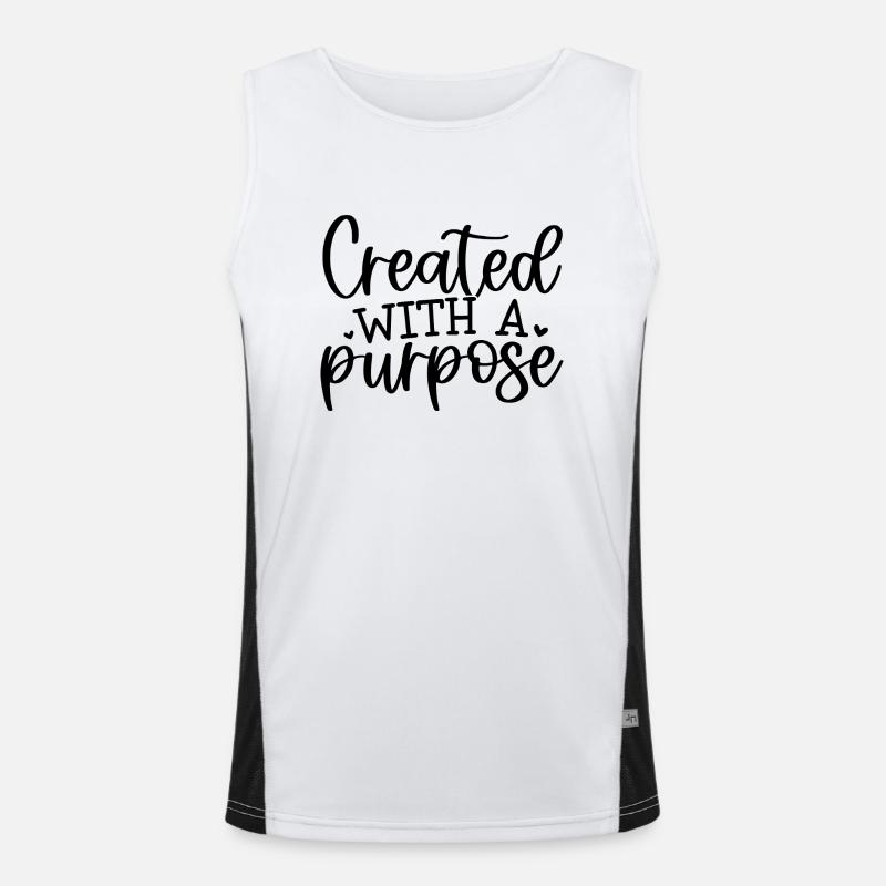 created with a purpose Men's Functional Contrast Tank Top 