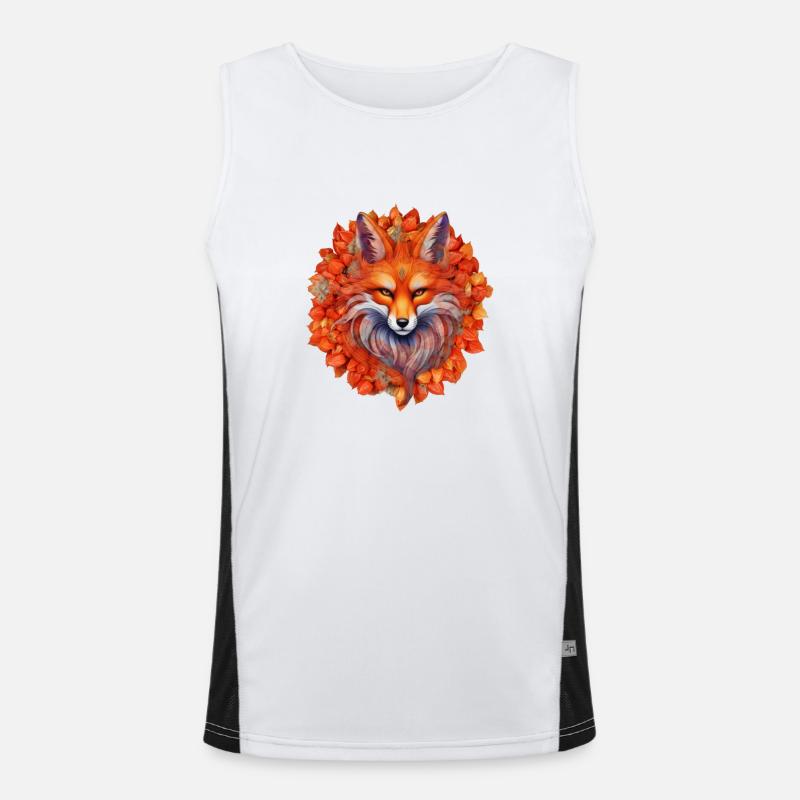 Red fox Men's Functional Contrast Tank Top 
