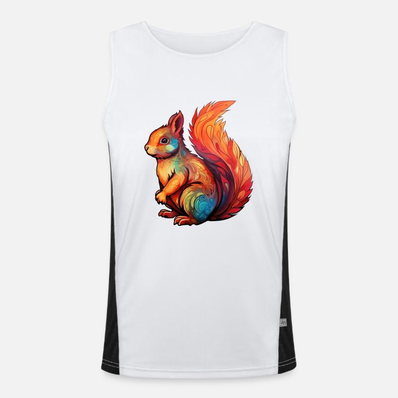Squirrel Men's Functional Contrast Tank Top 