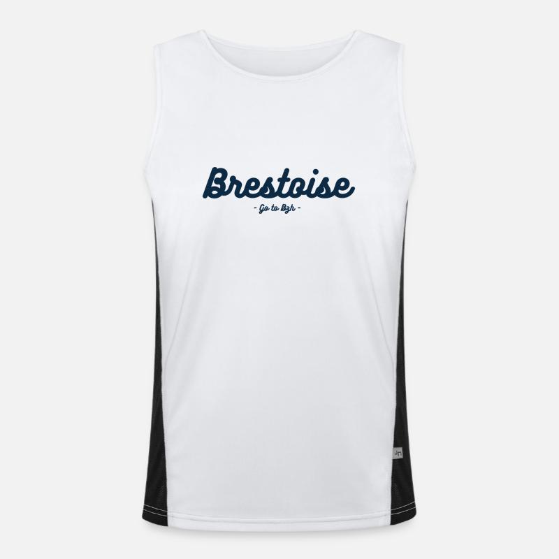 brestoise Débardeur respirant contrasté Homme 