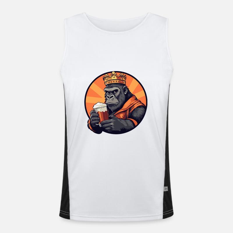 Gorilla Beer Men's Functional Contrast Tank Top 
