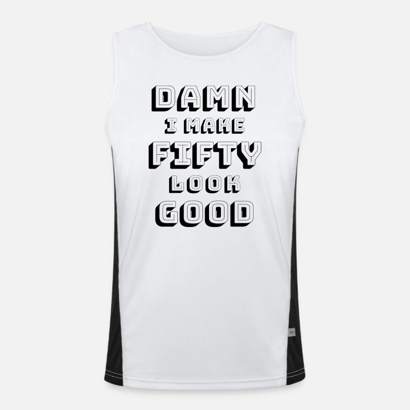 50e anniversaire Débardeur respirant contrasté Homme 