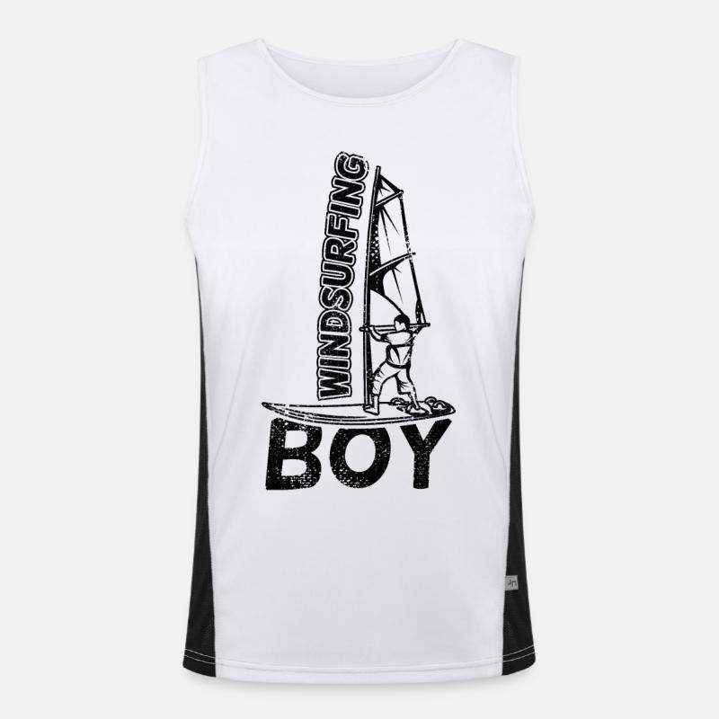 Windsurf Boys Men's Functional Contrast Tank Top 