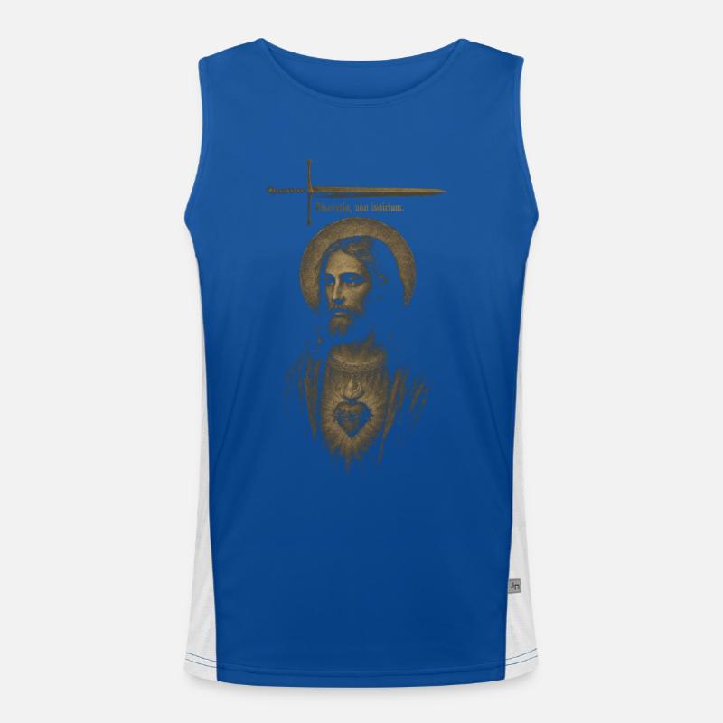 Discernment, not judgement. Men's Functional Contrast Tank Top 