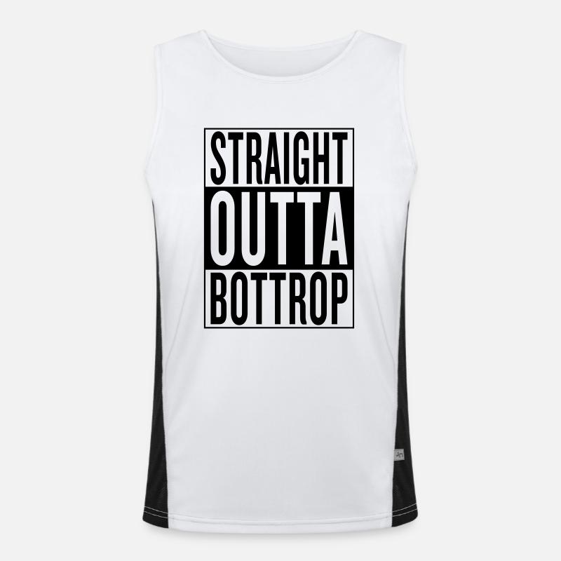 Bottrop Funktionelles Kontrast-Tank Top für Männer 