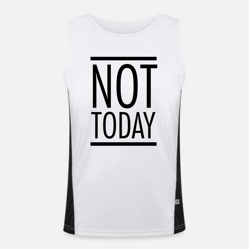 Not Today Men's Functional Contrast Tank Top 